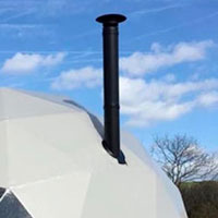glamping dome addon chimney