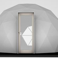 dome tent addon glass door