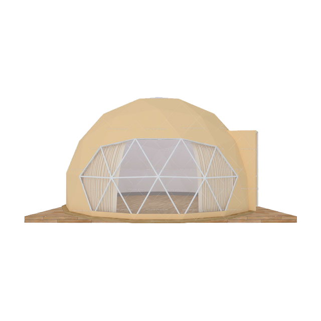 dome tent color green beige