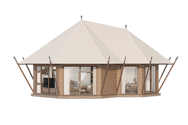 glamping lodge tent M2