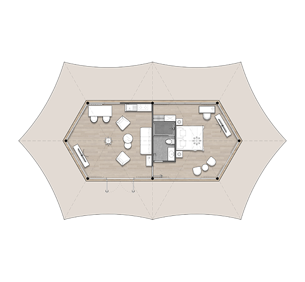 safari lodge tents Y2 layout